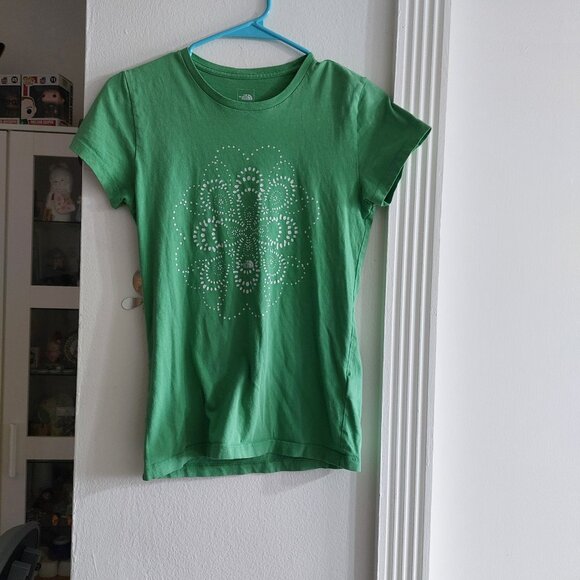 North Face Green T Shirt Comfort T's Summer Cool Airy Comfort Fits - Picture 8 of 8